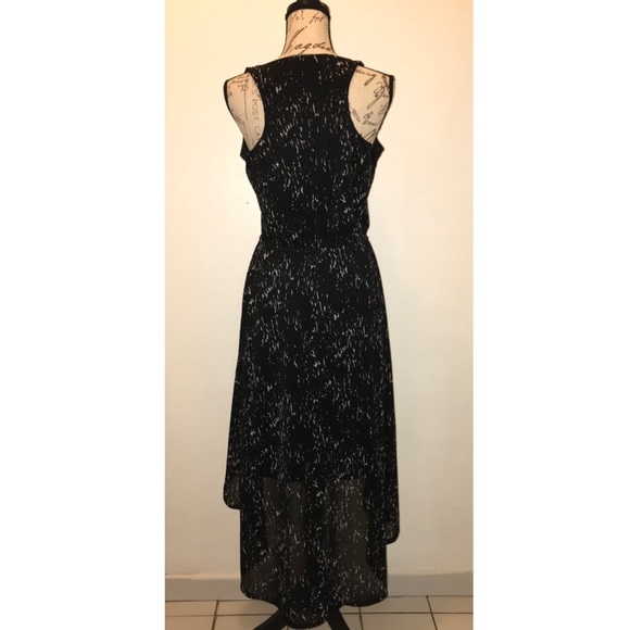 The Limited Black Summer Maxi Dress White Print S - Picture 2 of 7